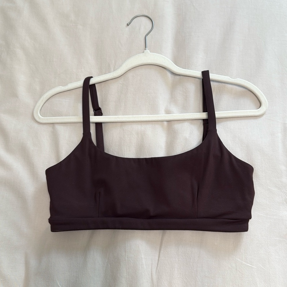 Balance Athletica Brown Sports Bra | Medium